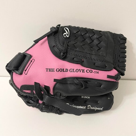Rawlings Baseball Glove Youth Players Series PL10PB 10 Inch Pink - Picture 2 of 12